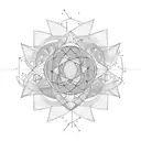 quantum computer tattoo design idea