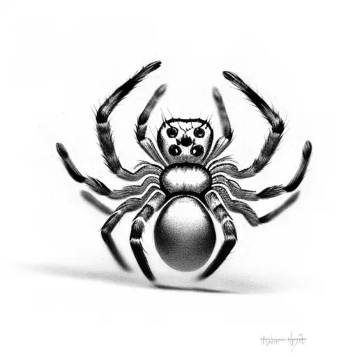 spider brand tattoo design idea