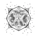 Ursa Major constellation with stars as elements four friends family travel and stars  tattoo design idea