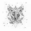 Ursa Major with stars as elements four friends family travel and stars  tattoo design idea