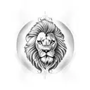 simba tattoo design idea