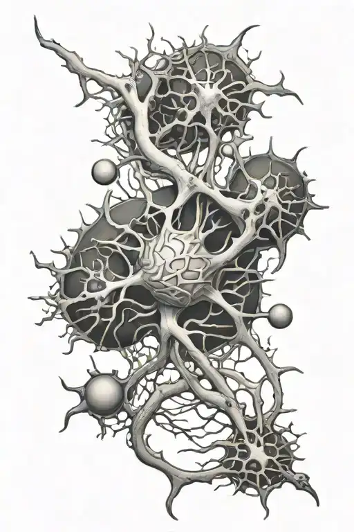 neuron firing tattoo design idea