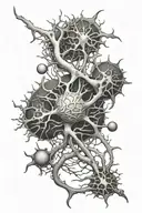 neuron firing tattoo design idea