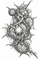 neuron firing tattoo design idea