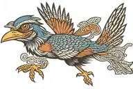 roadrunner running in Texas tattoo design idea