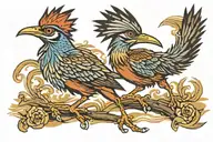 roadrunner running in Texas tattoo design idea
