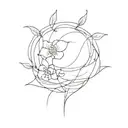 Korean tattoo design idea