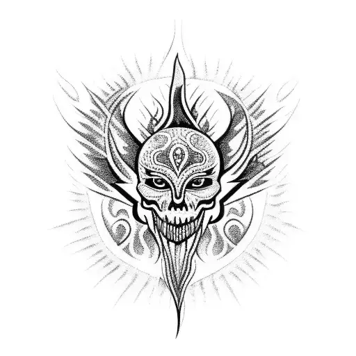 ayahuasca fire transformation tattoo design idea