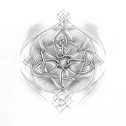 celtic leperchan fantasy loser tattoo design idea