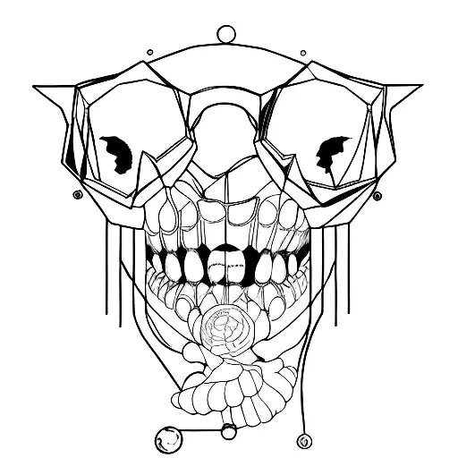 mia goth Pearl horror  tattoo design idea