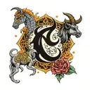 cancer gemini scorpio capricorn aries zodiac sign tattoo design idea