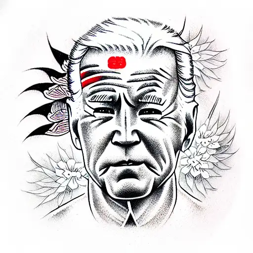 Joe Biden tattoo design idea