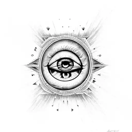 All Seeing Eye tattoo design idea