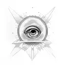 All Seeing Eye tattoo design idea