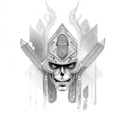 knife gypsy gitano navaja tattoo design idea