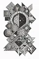 stoic virtues tattoo design idea