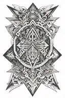 stoic virtues tattoo design idea