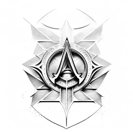 assassin's creed symbol  tattoo design idea