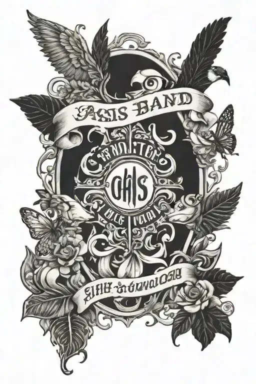 oasis the band tattoo lyrics tattoo design idea