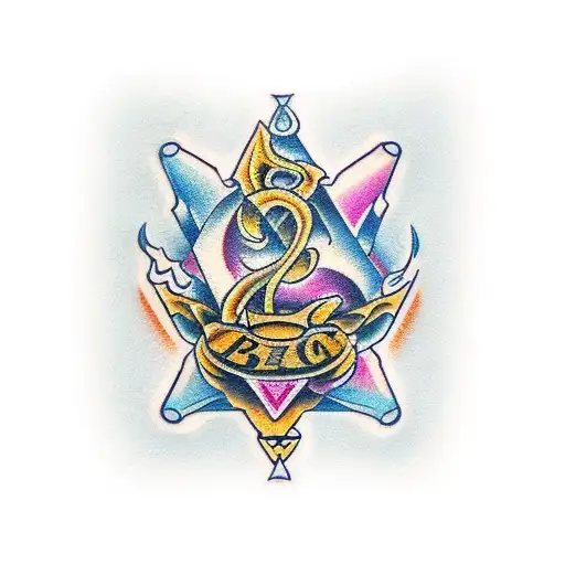 Ambigram kirsty tattoo design idea