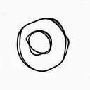 circular disconnected abstract tattoo design idea