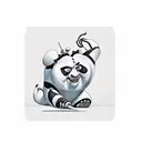 kung fu panda dumpling chopsticks tattoo design idea