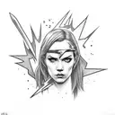 Lightning Bolt tattoo design idea