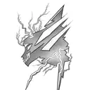 Lightning Bolt tattoo design idea