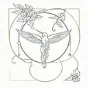life after death  tattoo design idea
