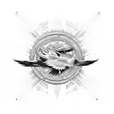 thunderbird tattoo design idea