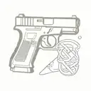 glock 19 tattoo design idea