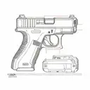 glock 19 tattoo design idea