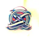 Infinity Symbol on wrist in circle tattoo design idea