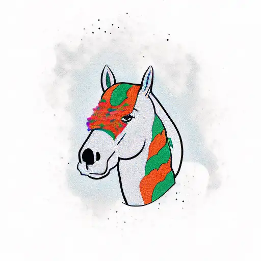 Bojack Horseman tattoo design idea