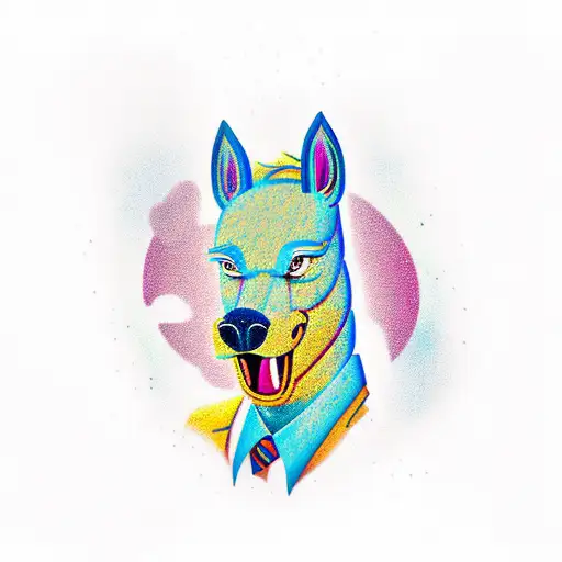 Bojack Horseman tattoo design idea