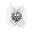 stuttgart beer tattoo design idea