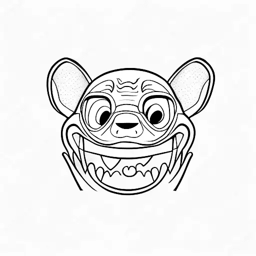 stitch tattoo design idea