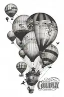 fix you coldplay parachutes album cover tattoo design idea