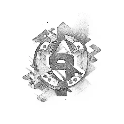 ZIS typography  tattoo design idea