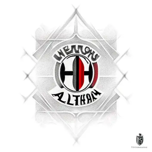 ac milan tattoo design idea