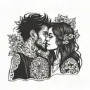 small couple tattoos tattoo design idea