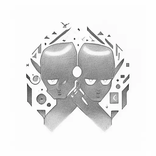 let's be each other's shadow forever, let everything else change let's be each other's shadow we wear it at night and du tattoo design idea