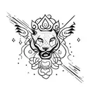 one powerful word tattoo design idea