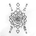 one powerful word tattoo design idea