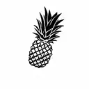 Pineapple tattoo design idea