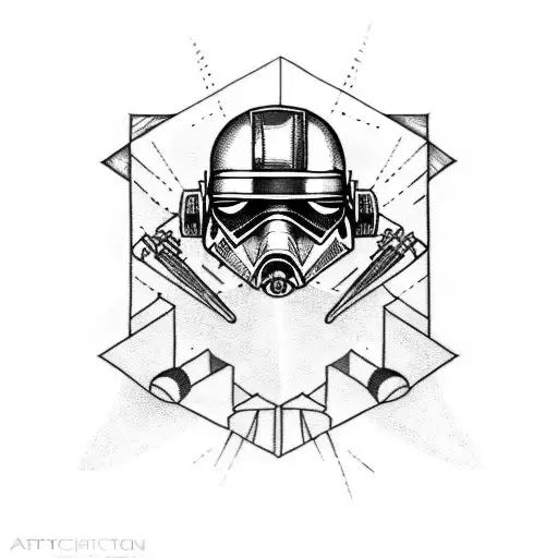 x-wing tattoo design idea