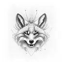 renard a 9 queue tattoo design idea