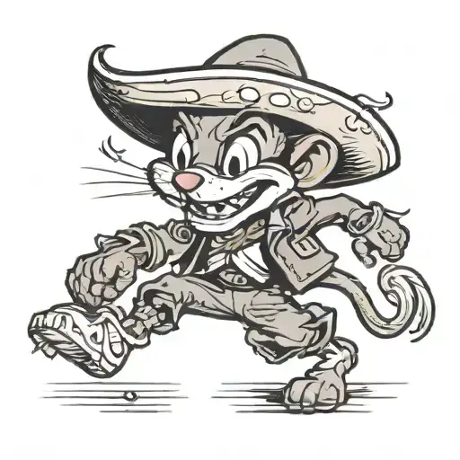 speedy Gonzales tattoo design idea