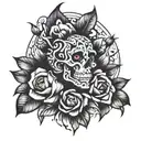 overcoming heartbreak and abuse  tattoo design idea