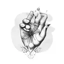 hand Monster tattoo design idea